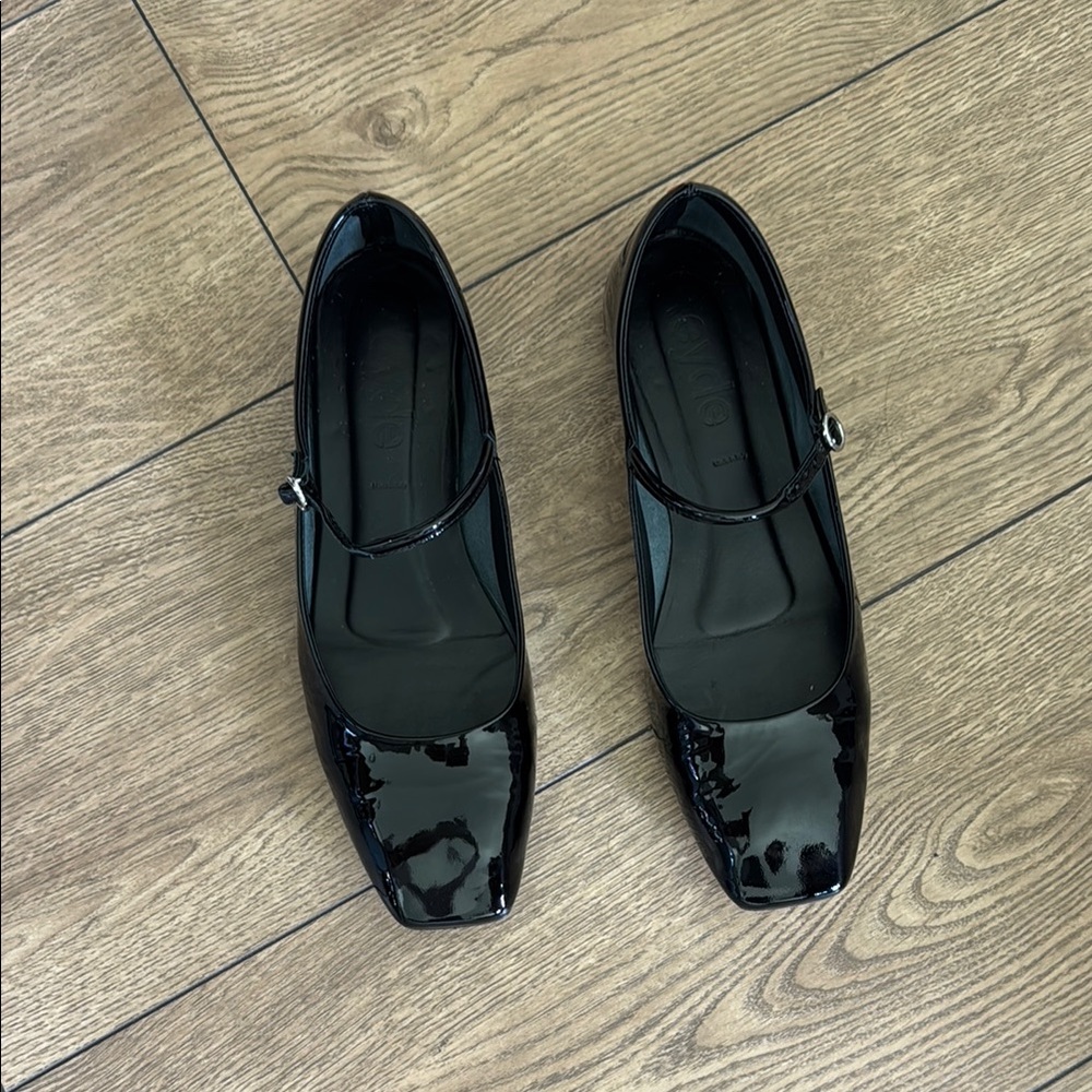 Aeyde Uma Patent Leather Ballerina Ballet Flats Size 39 US 8.5 - Picture 5 of 9
